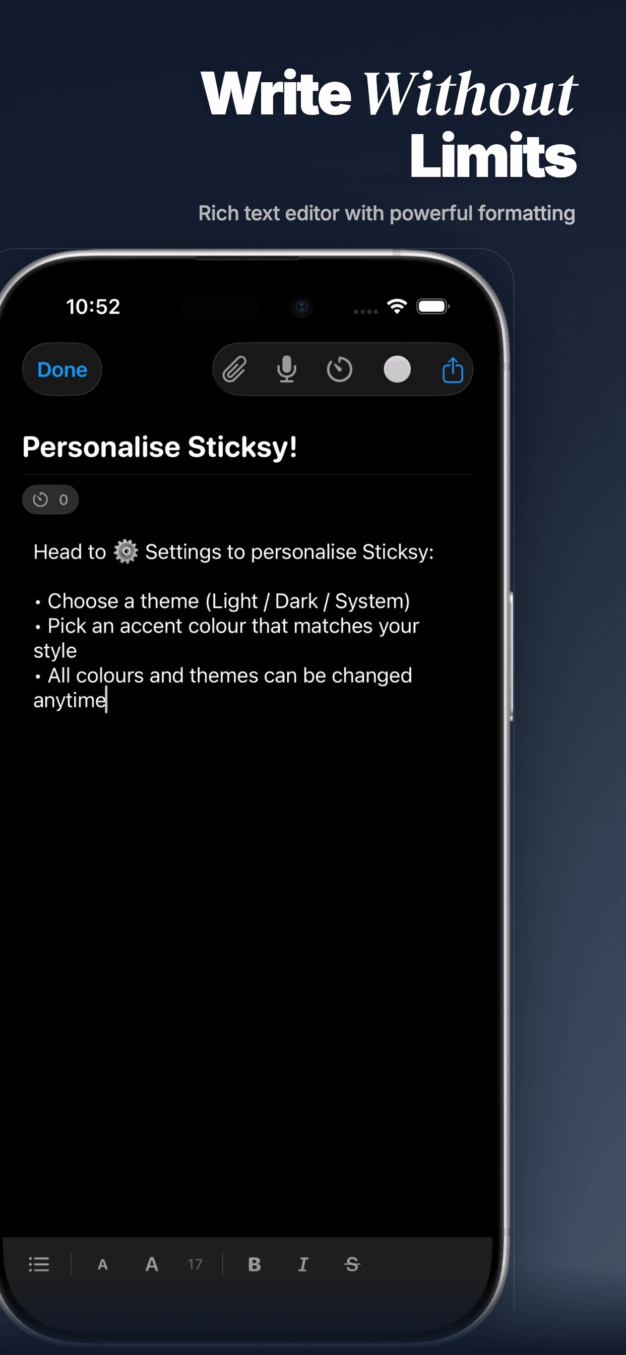 Write Without Limits